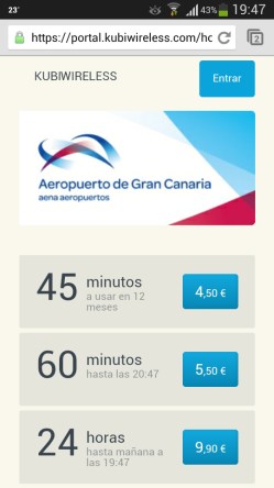 Sign up on your browser