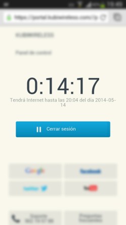 15 minutes FREE WiFi!