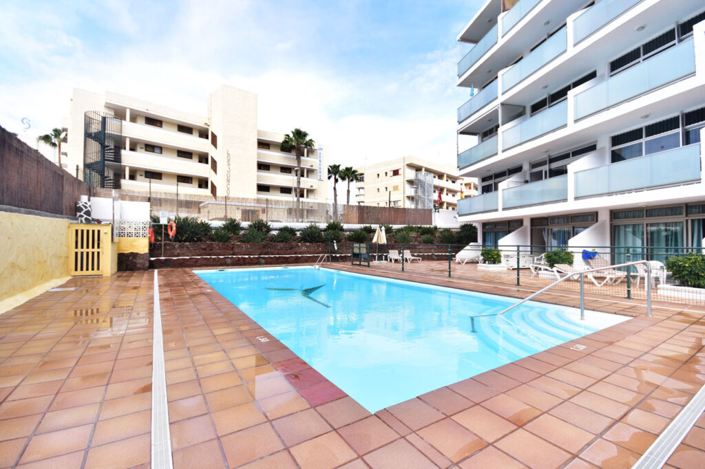 Terraza del Apartamento Strelitzias 108 en Playa del Inglés